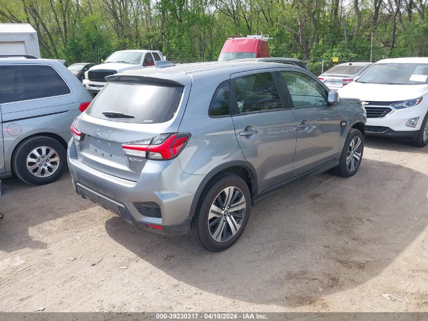 2024 Mitsubishi Outlander Sport 2.0 Es Awc VIN: JA4ARUAU8RU000203 Lot: 39230317