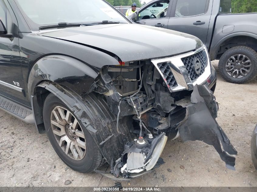 2008 Nissan Pathfinder Le V8 VIN: 5N1BR18AX8C626260 Lot: 39230358