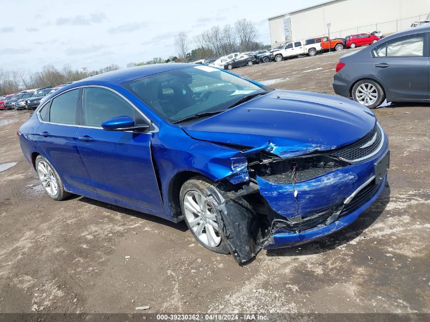 2017 Chrysler 200 Limited Platinum VIN: 1C3CCCAB1HN505098 Lot: 39230362