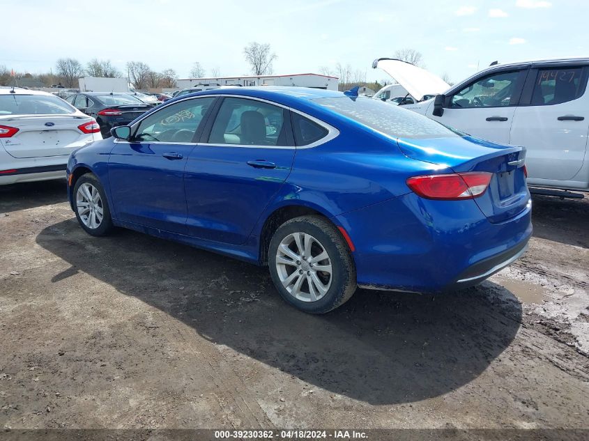 2017 Chrysler 200 Limited Platinum VIN: 1C3CCCAB1HN505098 Lot: 39230362