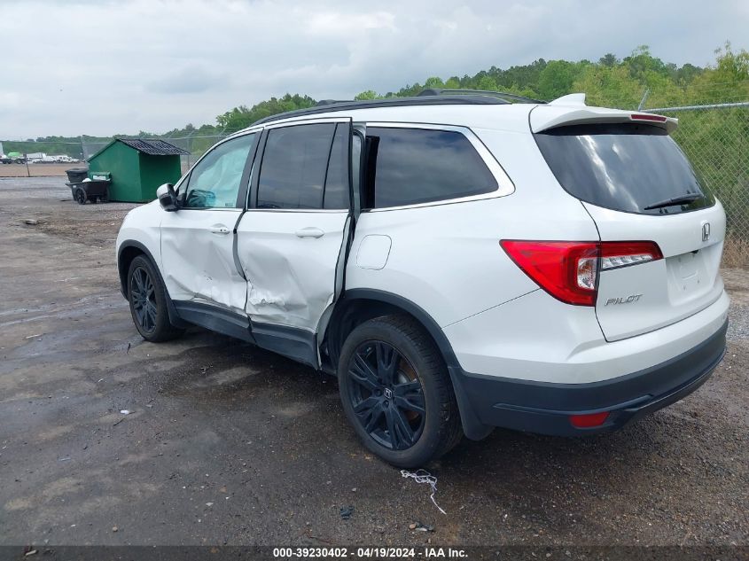 2021 Honda Pilot 2Wd Special Edition VIN: 5FNYF5H20MB046455 Lot: 39230402