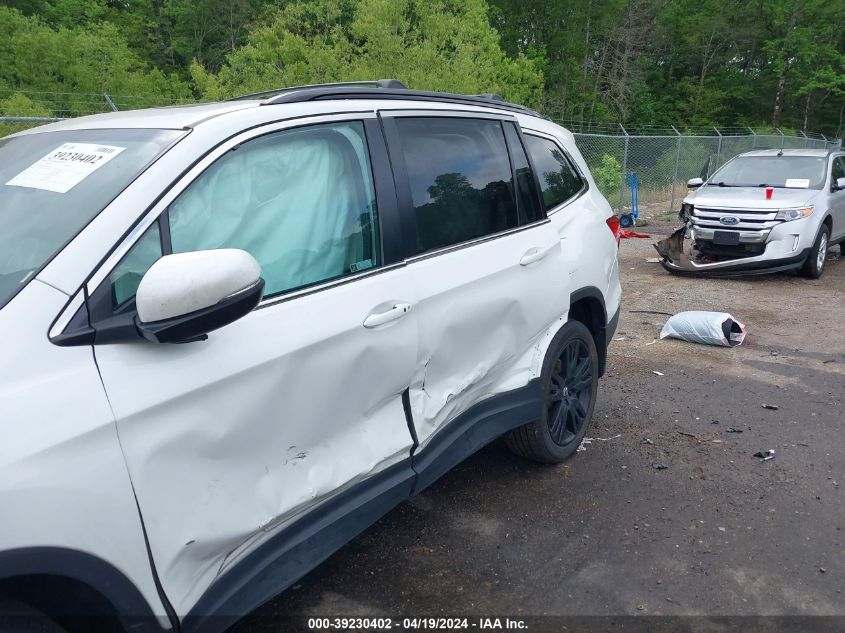 2021 Honda Pilot 2Wd Special Edition VIN: 5FNYF5H20MB046455 Lot: 39230402