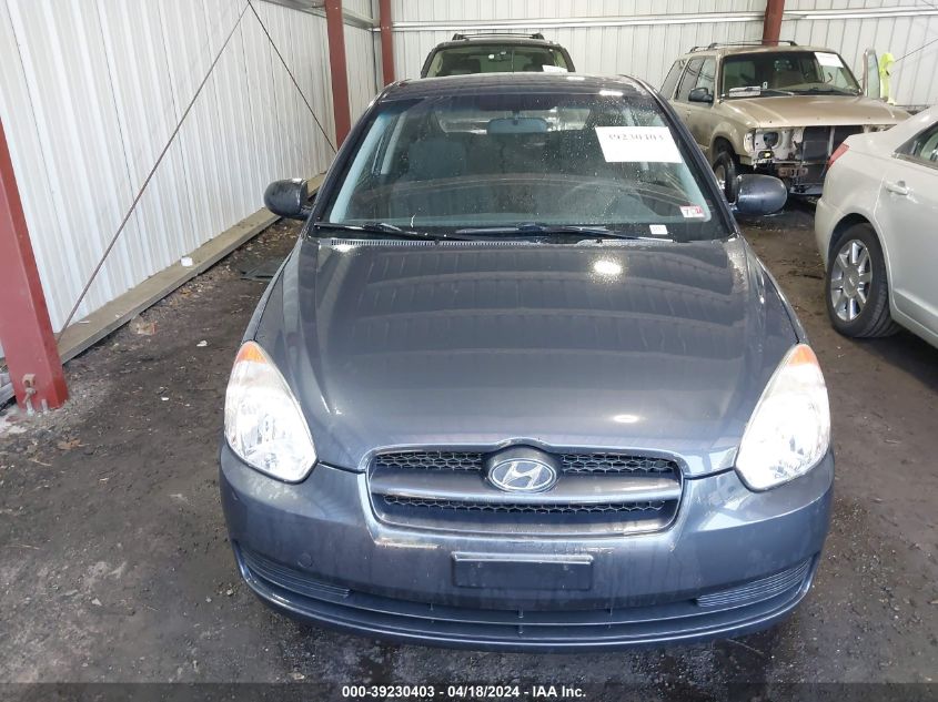 2010 Hyundai Accent Blue VIN: KMHCM3AC9AU176935 Lot: 39230403