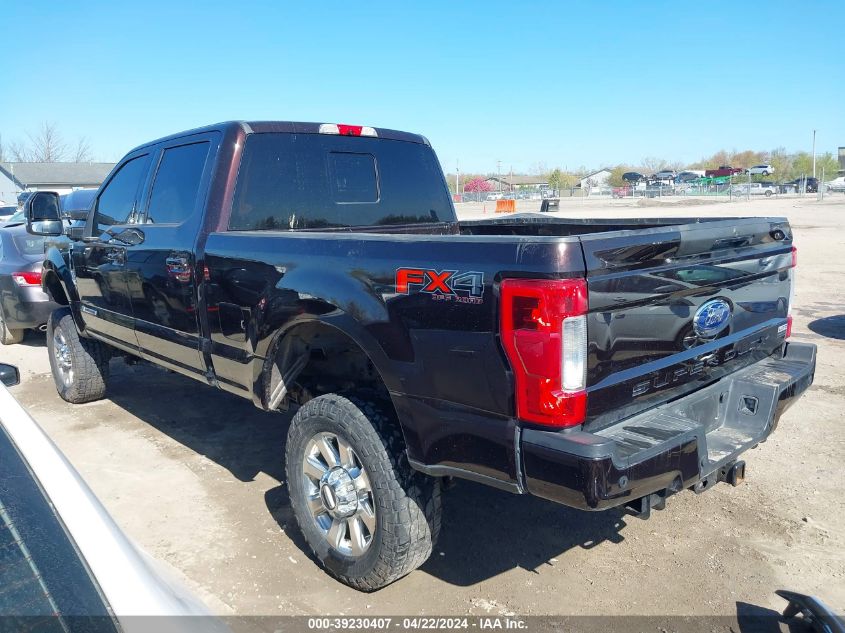 2018 Ford F-250 Lariat VIN: 1FT7W2BT7JEC39095 Lot: 39230407