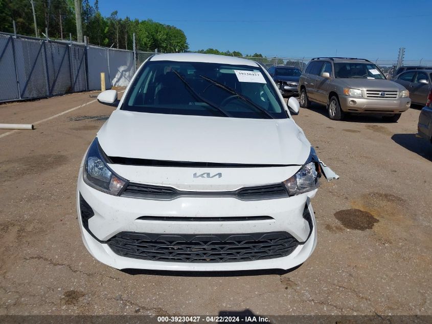 2022 Kia Rio Lx VIN: 3KPA24AD9NE496390 Lot: 39230427