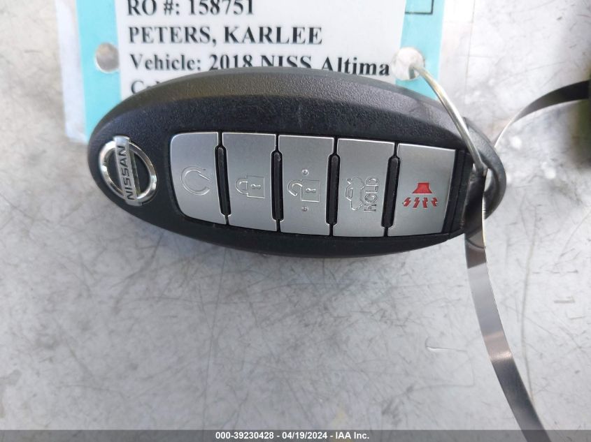 2018 Nissan Altima 2.5 Sr VIN: 1N4AL3AP9JC476956 Lot: 39230428