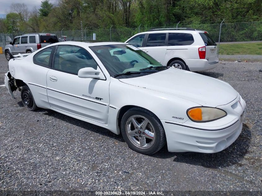 2000 Pontiac Grand Am Gt VIN: 1G2NW12E2YM861336 Lot: 39230429