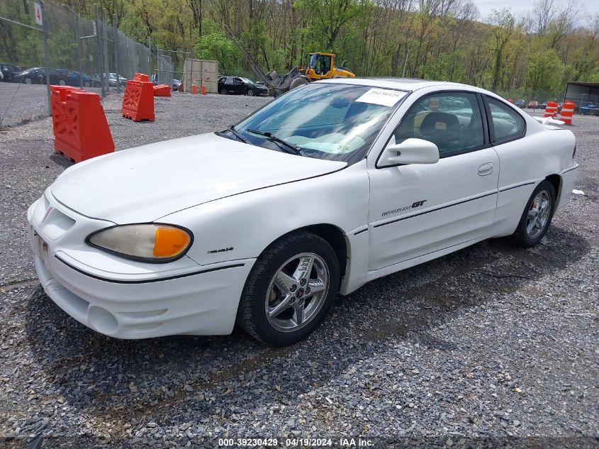 2000 Pontiac Grand Am Gt VIN: 1G2NW12E2YM861336 Lot: 39230429