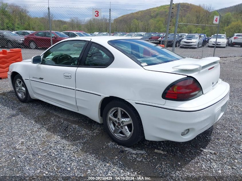 2000 Pontiac Grand Am Gt VIN: 1G2NW12E2YM861336 Lot: 39230429