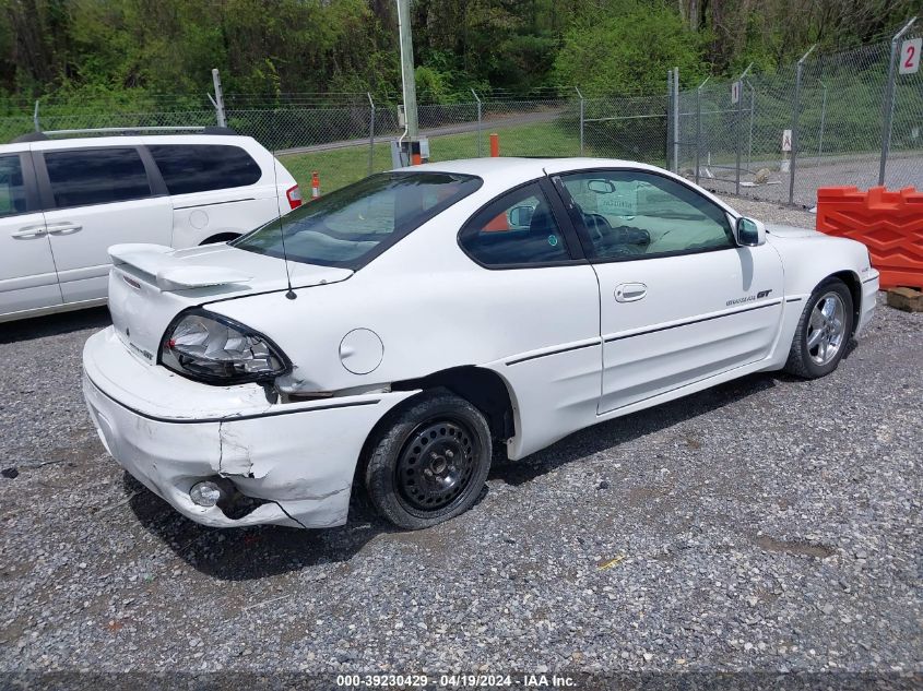 2000 Pontiac Grand Am Gt VIN: 1G2NW12E2YM861336 Lot: 39230429