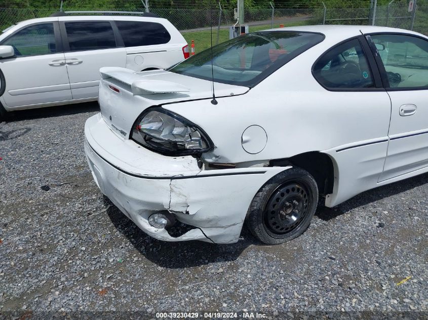 2000 Pontiac Grand Am Gt VIN: 1G2NW12E2YM861336 Lot: 39230429