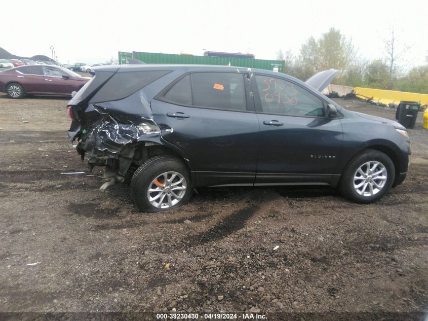 2018 Chevrolet Equinox Ls VIN: 3GNAXHEV1JL118167 Lot: 39230430