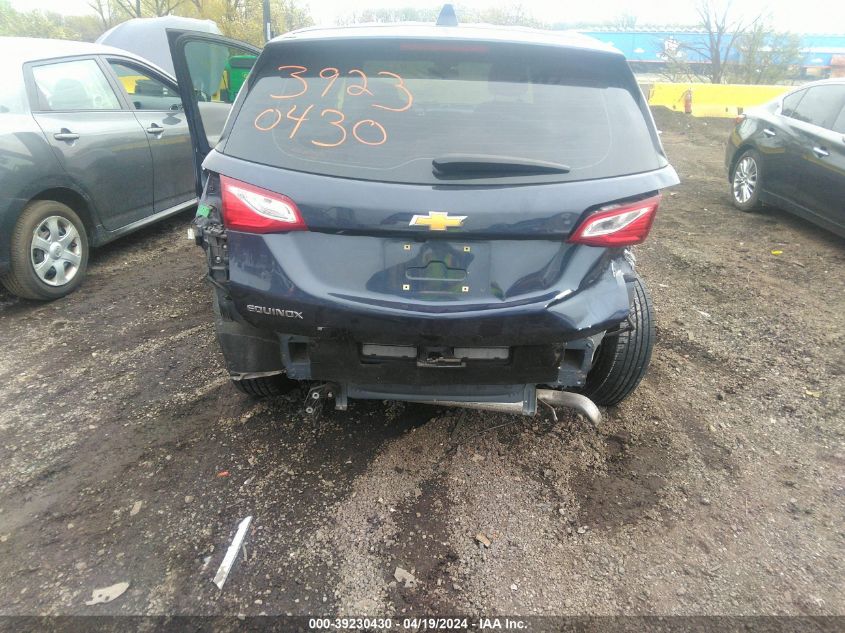 2018 Chevrolet Equinox Ls VIN: 3GNAXHEV1JL118167 Lot: 39230430