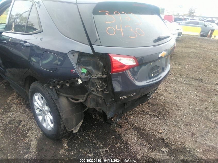 2018 Chevrolet Equinox Ls VIN: 3GNAXHEV1JL118167 Lot: 39230430