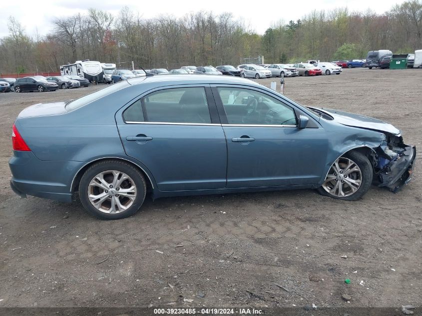 2012 Ford Fusion Se VIN: 3FAHP0HA6CR291190 Lot: 39230485