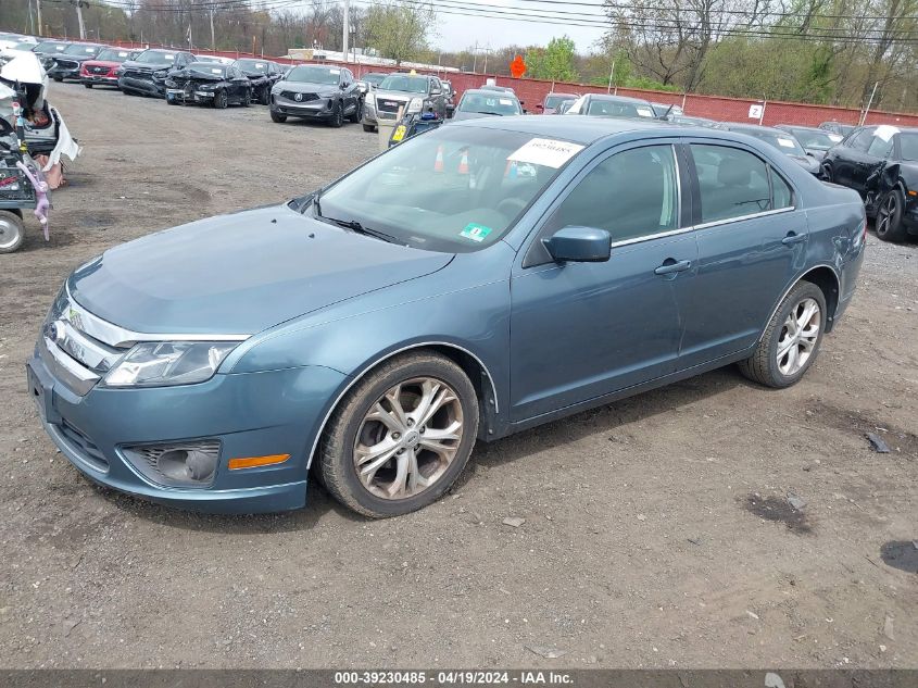 2012 Ford Fusion Se VIN: 3FAHP0HA6CR291190 Lot: 39230485