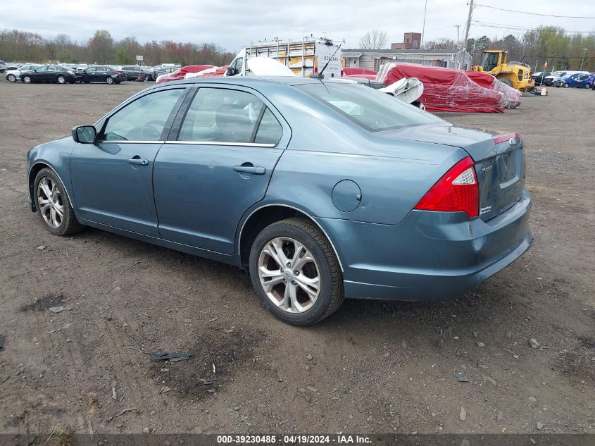 2012 Ford Fusion Se VIN: 3FAHP0HA6CR291190 Lot: 39230485