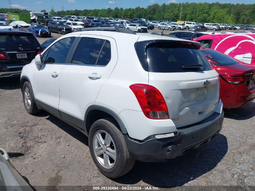 2015 Chevrolet Trax Lt VIN: 3GNCJLSB7FL251711 Lot: 39230494