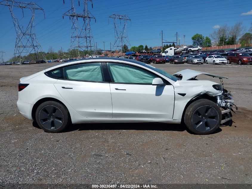 2023 Tesla Model 3 Rear-Wheel Drive VIN: 5YJ3E1EA2PF402829 Lot: 39230497