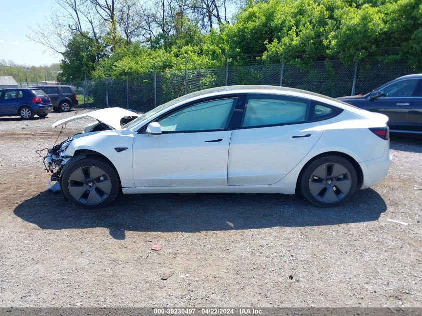 2023 Tesla Model 3 Rear-Wheel Drive VIN: 5YJ3E1EA2PF402829 Lot: 39230497