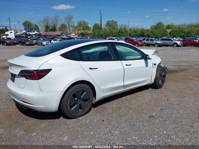 2023 Tesla Model 3 Rear-Wheel Drive VIN: 5YJ3E1EA2PF402829 Lot: 39230497