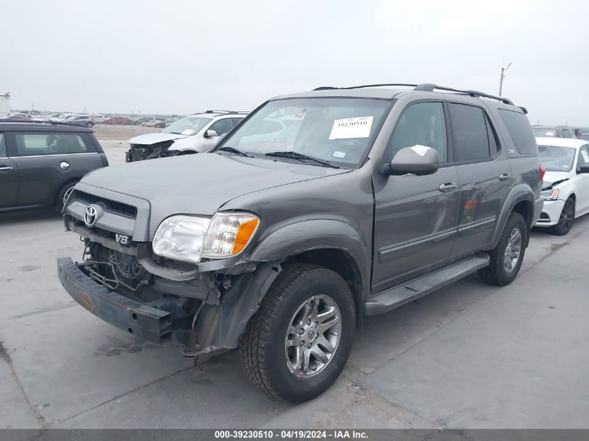 2007 Toyota Sequoia Sr5 V8 VIN: 5TDZT34A97S285078 Lot: 39252047