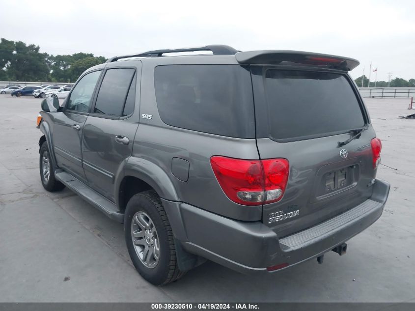 2007 Toyota Sequoia Sr5 V8 VIN: 5TDZT34A97S285078 Lot: 39252047