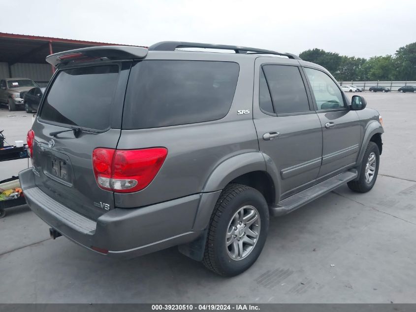 2007 Toyota Sequoia Sr5 V8 VIN: 5TDZT34A97S285078 Lot: 39252047