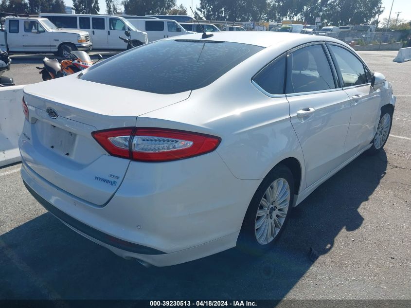 2016 Ford Fusion Hybrid Se VIN: 3FA6P0LU1GR385184 Lot: 39230513