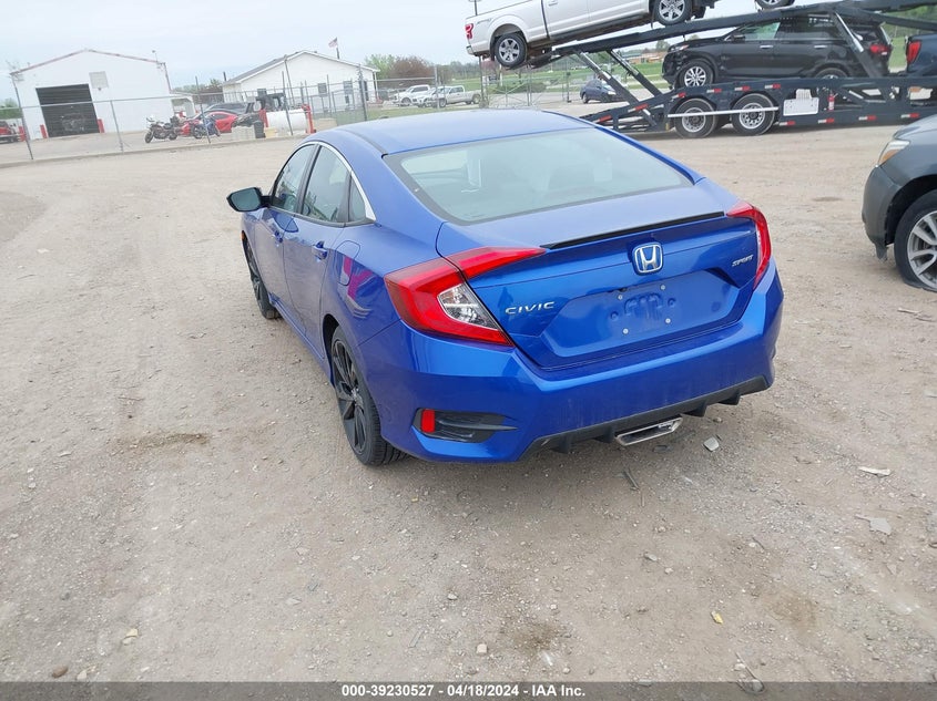 VIN 19XFC2F88KE012899 2019 HONDA CIVIC SPORT
