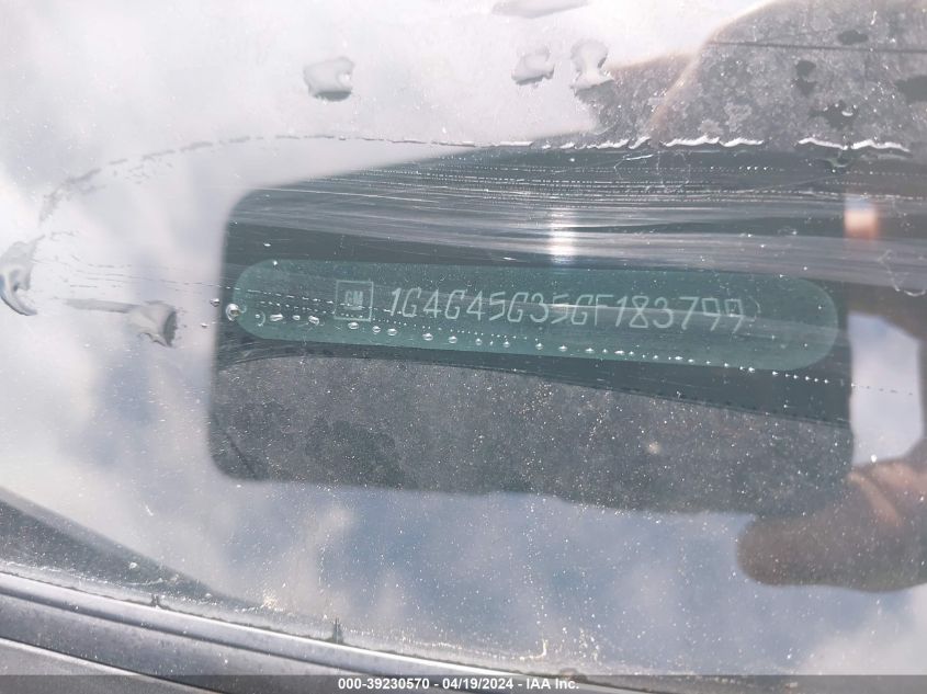 2016 Buick Lacrosse Sport Touring VIN: 1G4G45G35GF183799 Lot: 39230570