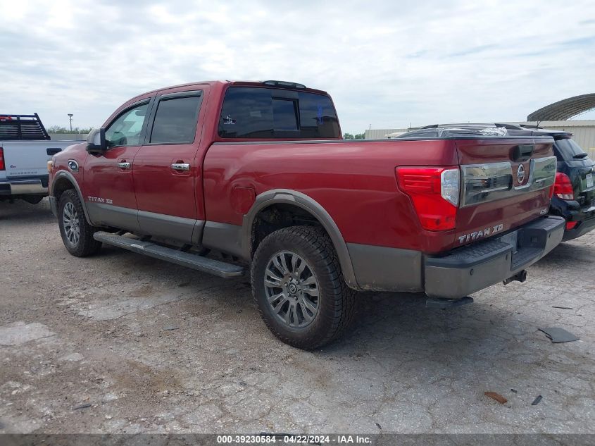 2016 Nissan Titan Xd Platinum Reserve Diesel VIN: 1N6BA1F43GN500749 Lot: 51170664