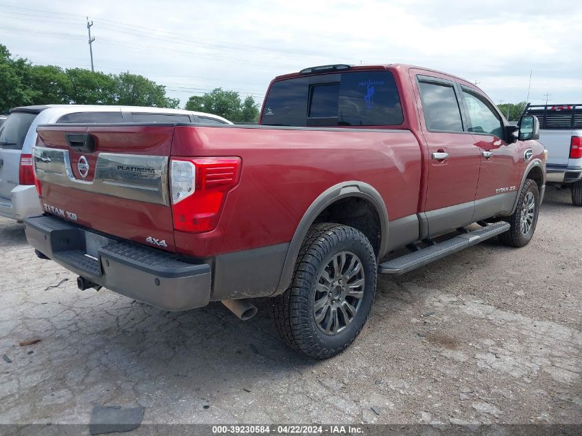 2016 Nissan Titan Xd Platinum Reserve Diesel VIN: 1N6BA1F43GN500749 Lot: 51170664