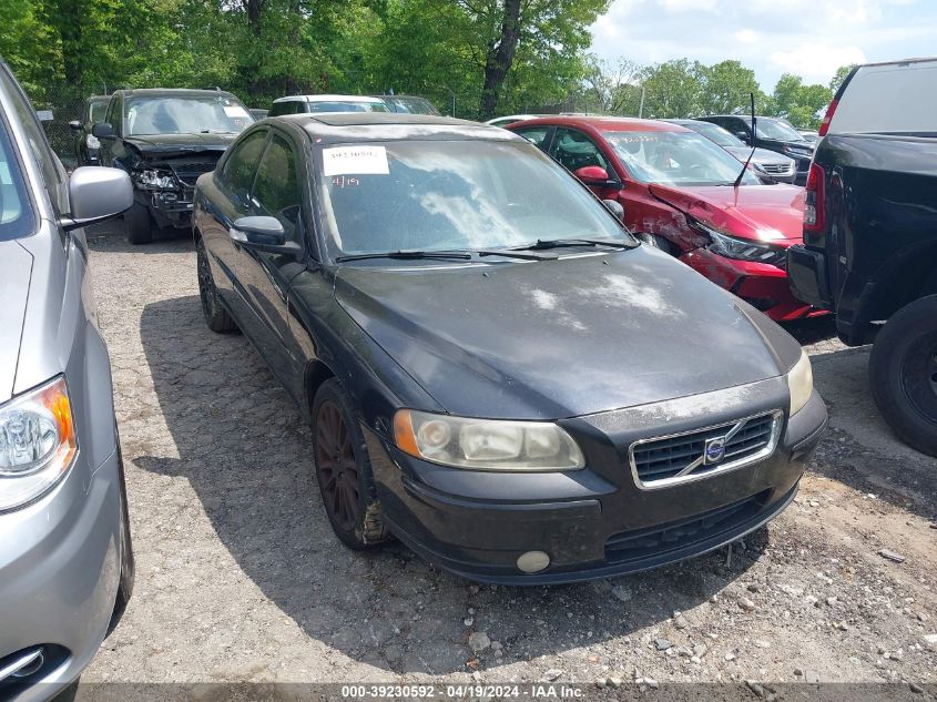 2007 Volvo S60 2.5T VIN: YV1RS592372640148 Lot: 39230592