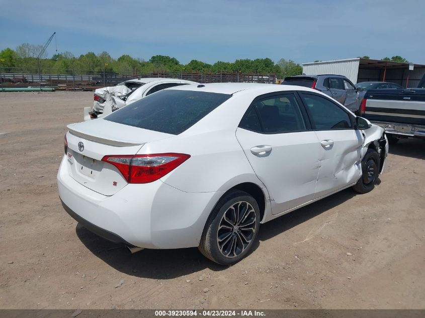 2014 Toyota Corolla S Plus VIN: 2T1BURHE4EC182963 Lot: 39230594