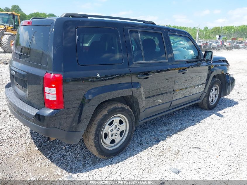 2017 Jeep Patriot Sport Fwd VIN: 1C4NJPBA3HD118453 Lot: 49780924