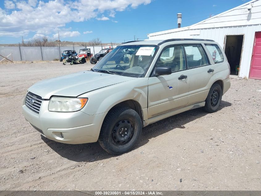 2007 Subaru Forester 2.5X VIN: JF1SG63637H746306 Lot: 39253586