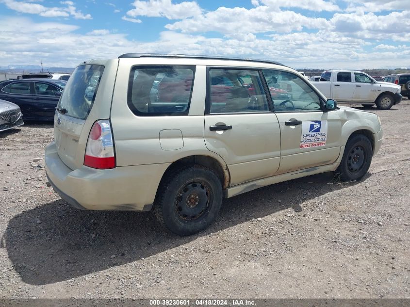 2007 Subaru Forester 2.5X VIN: JF1SG63637H746306 Lot: 39253586