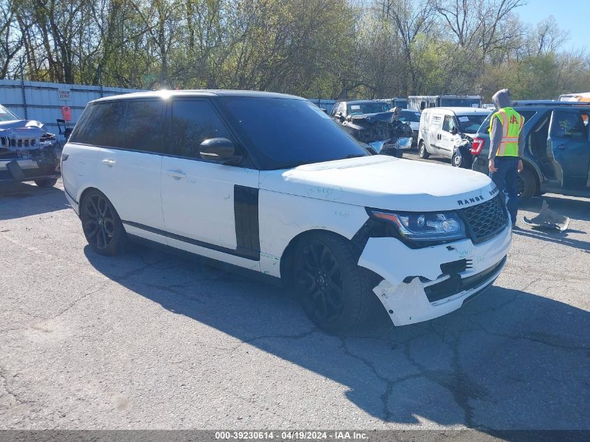 2017 Land Rover Range Rover 5.0L V8 Supercharged VIN: SALGS2FE1HA369603 Lot: 39230614