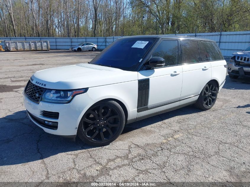 2017 Land Rover Range Rover 5.0L V8 Supercharged VIN: SALGS2FE1HA369603 Lot: 39230614