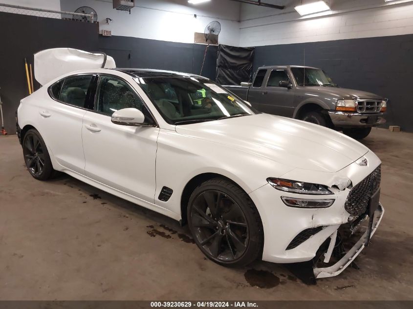 2023 Genesis G70 2.0T Awd VIN: KMTG34TA5PU124724 Lot: 39230629