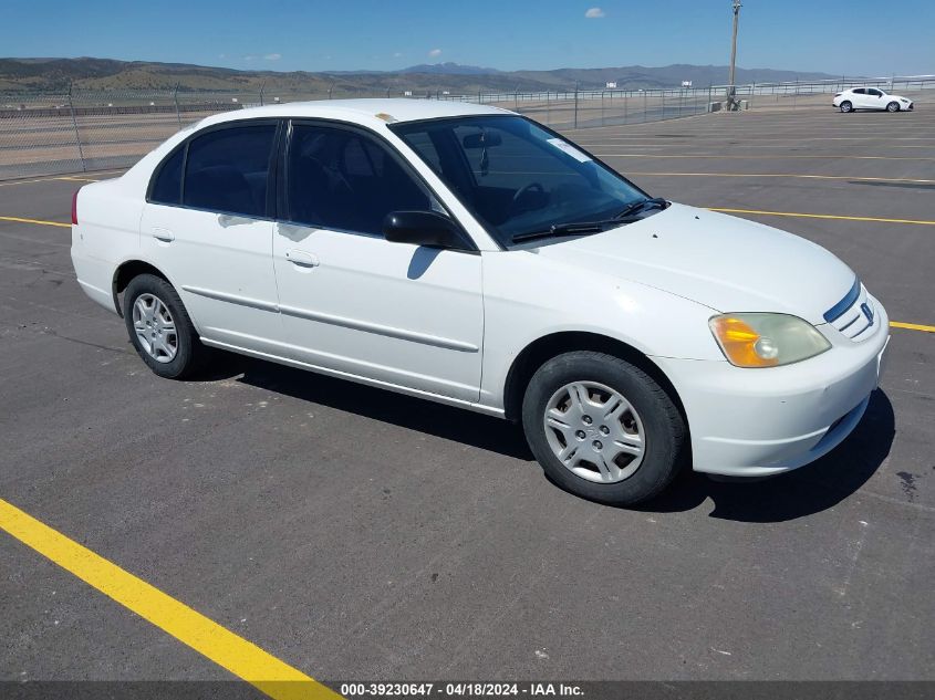 2002 Honda Civic Lx VIN: 1HGES16512L069940 Lot: 39253486