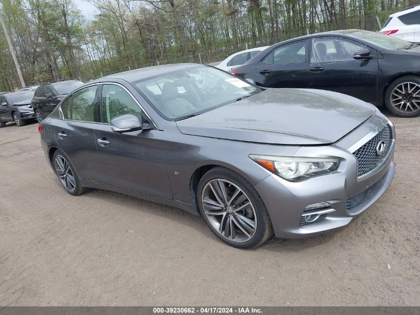 2014 Infiniti Q50 Premium VIN: JN1BV7AR8EM702943 Lot: 39230662