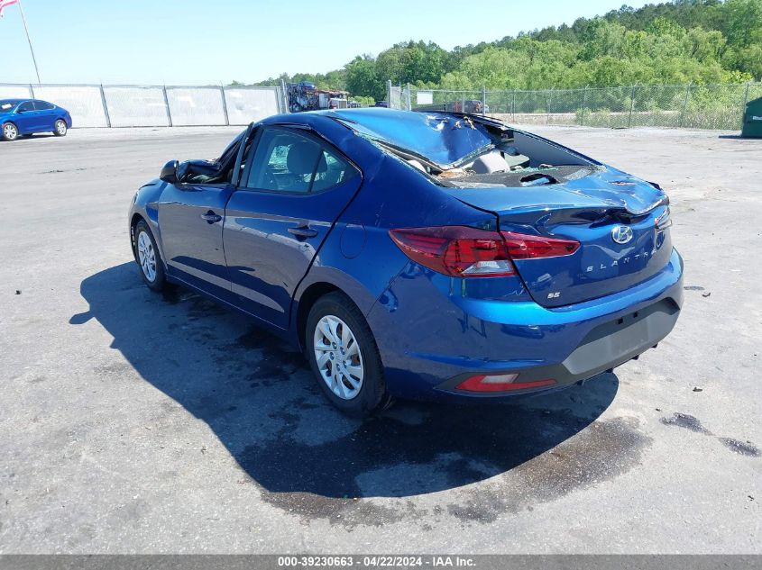 2019 HYUNDAI ELANTRA SE - 5NPD74LF5KH497654