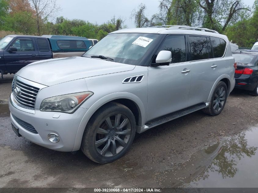 2012 Infiniti Qx56 VIN: JN8AZ2NFXC9516244 Lot: 39221300