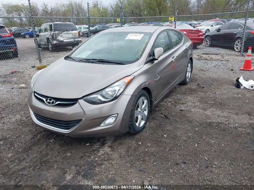 2013 Hyundai Elantra Gls VIN: 5NPDH4AE4DH248546 Lot: 39230673