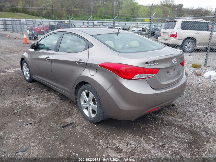 2013 Hyundai Elantra Gls VIN: 5NPDH4AE4DH248546 Lot: 39230673