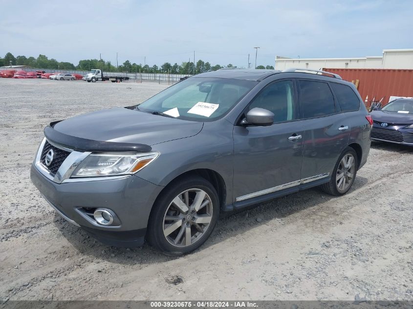 2015 Nissan Pathfinder Platinum VIN: 5N1AR2MMXFC625527 Lot: 39230675