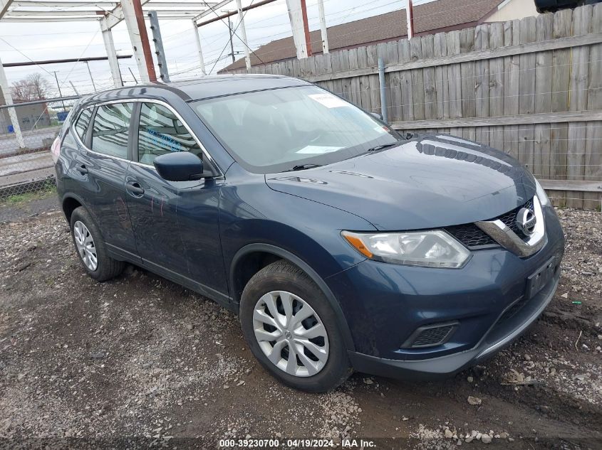 2016 Nissan Rogue S VIN: 5N1AT2MV5GC918781 Lot: 39254134