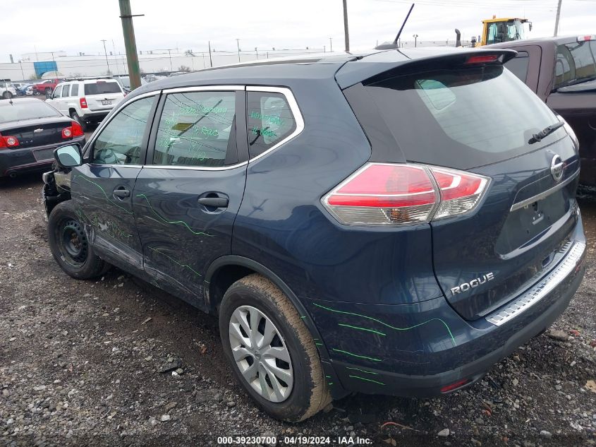 2016 Nissan Rogue S VIN: 5N1AT2MV5GC918781 Lot: 39254134